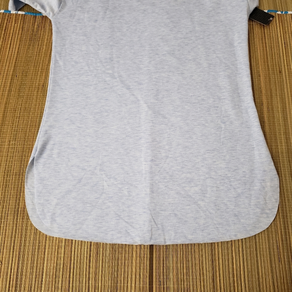 Mission Clothing Longline shirt men L Blue Gray - Picture 7 of 9